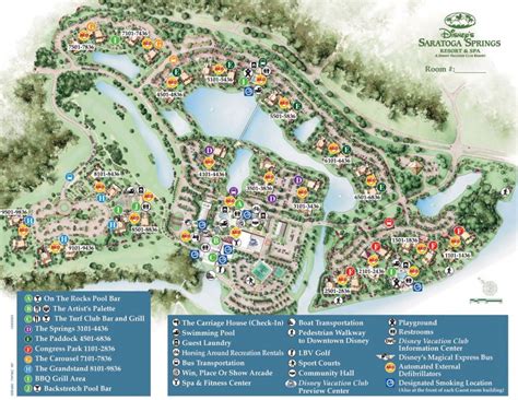 Key principles of MAP Map Of Saratoga Springs Disney